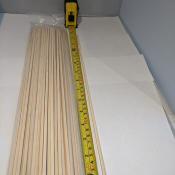 Bamboo Skewers 38cm (15 Inches) Very Long & Strong Packed In 100 Sticks
